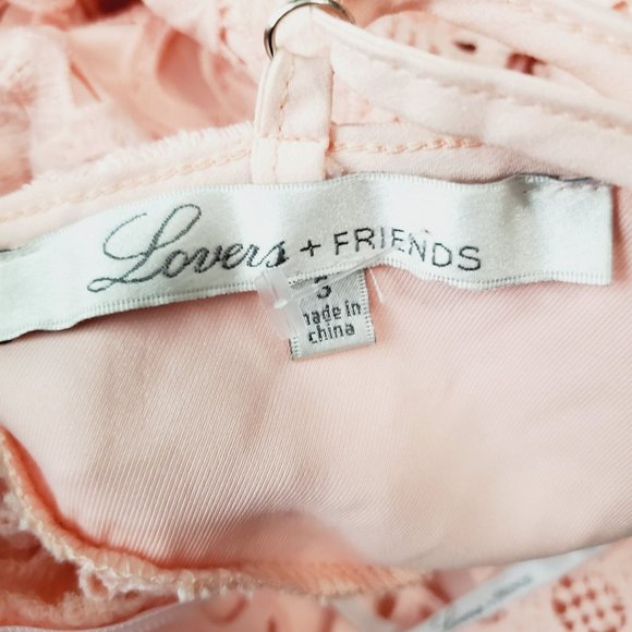 Lovers + Friends Bellini LaceDress in Veiled Rose, Sz S - Picture 12 of 12